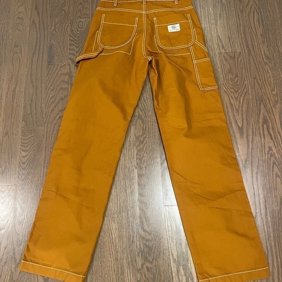 New BDG Canvas yellow Carpenter Pant size 26 y2k streetwear J - Picture 9 of 12